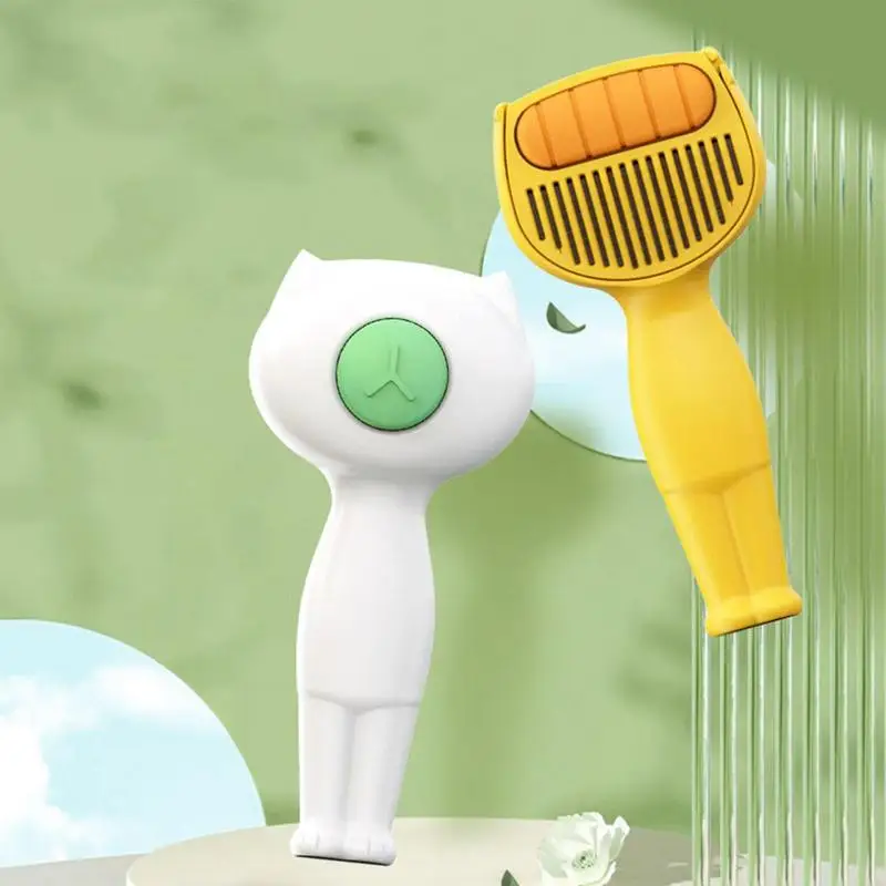 

Self Cleaning Slicker Brush Dog Brush For Shedding Dog Cat Bunny Pet Grooming Shedding Brush Can Be Used With Wet Wipes