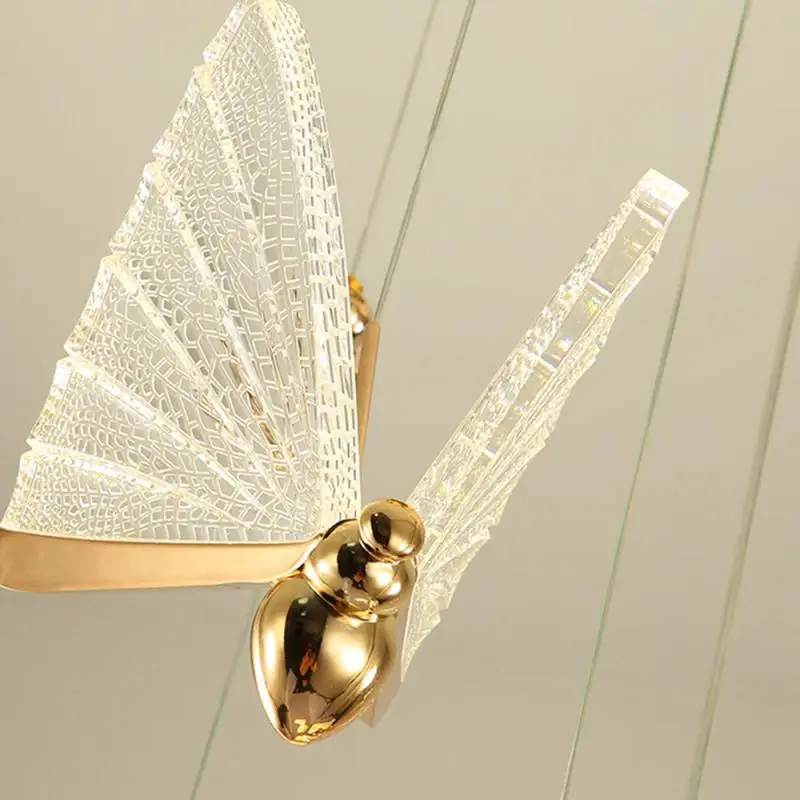 

Butterfly Shaped Butterfly Led Pendant Lights Pendant Light Staircase Light Artistic Hanging Lamp Indoor Lighting