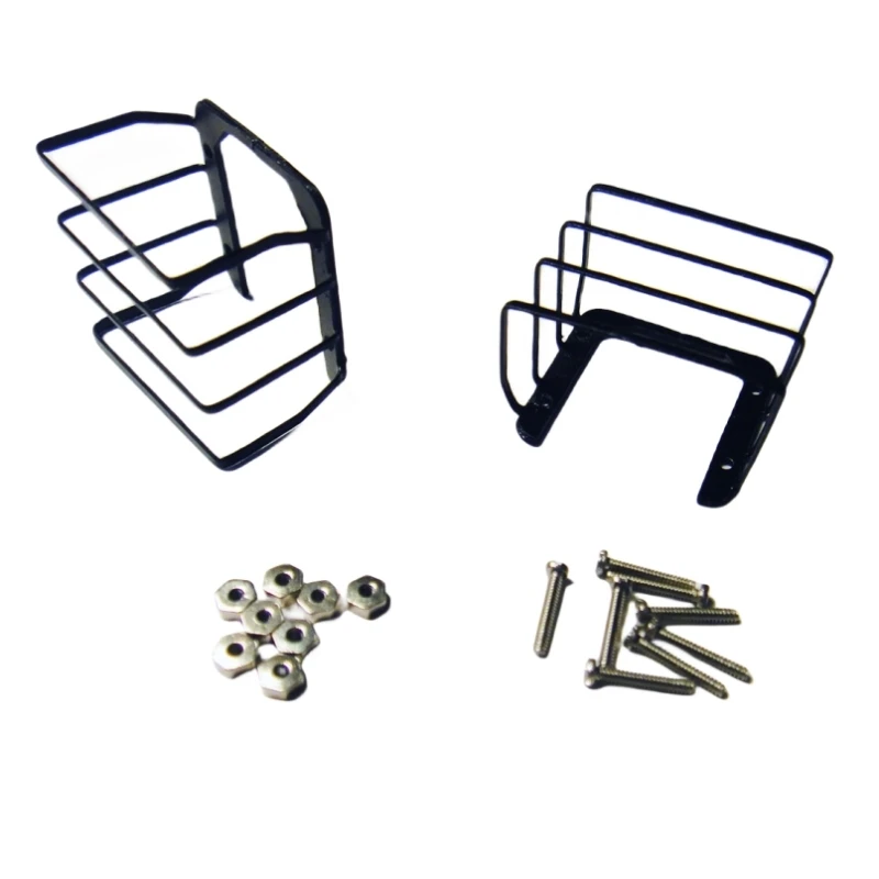 

Металлическая Задняя светильник решетка для 1/10 рок гусеничного автомобиля Tamiya cc01 XJ Wrangler RC