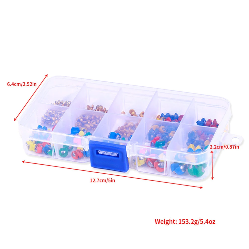 

212pcs/set Fishing Sinker Set Split Lead Shot Sinker Round Bite Lead Weight Tackle Not Easy To Break, Easy To Clamp