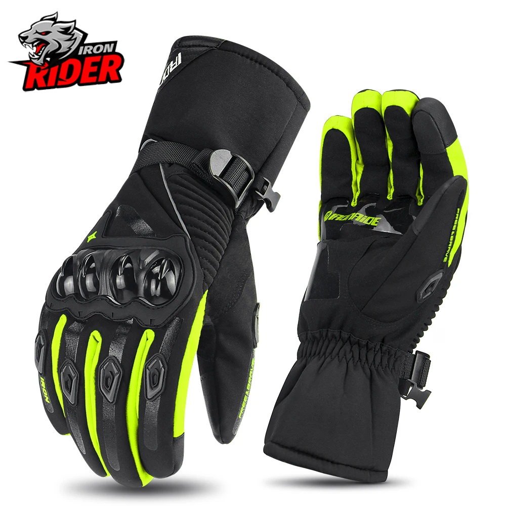 

Motorcycle Waterproof Thermal Gloves Snowboard Snowmobile Touch Screen Guantes Moto Gloves Men Women Winter Snow Bike Gloves