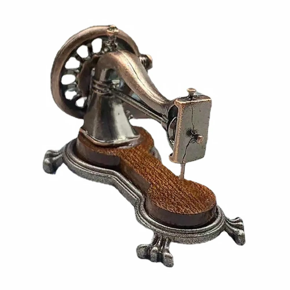 

Machine House Sewingmini Small Decor Ornament Decoration Accessories Miniaturelandscape Adornments Layout Statues Figurine Retro