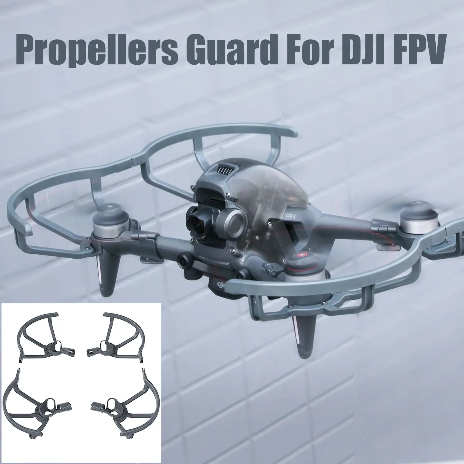 

Защитная крышка для объектива пропеллера для DJI FPV удлинитель сигнала антенны коробка для посадки пропеллера для DJI FPV расческа аксессуары д...