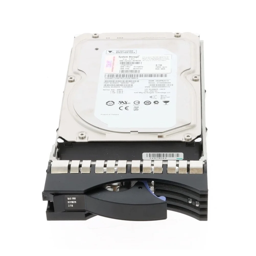 Жесткий диск IBM 3TB LFF 7.2K 6Gb SAS 81Y9889