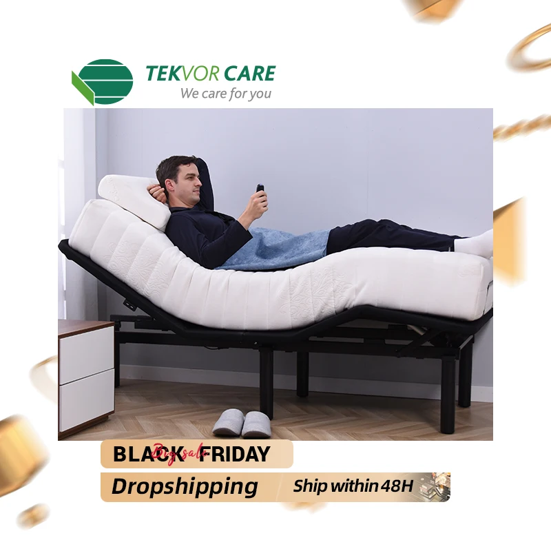 

Factory In Stock Ready To Ship Adjustable Bed Frame Electric Foldable Bed Frame Adjustable Bed Adjustable Free Shipping