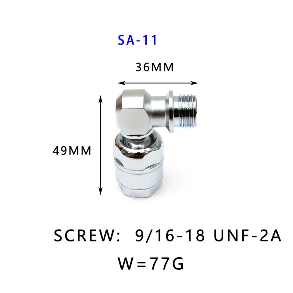 

Dive Regulator Swivel Connector Outdoor Regulator Replacement Silver 1Pieces