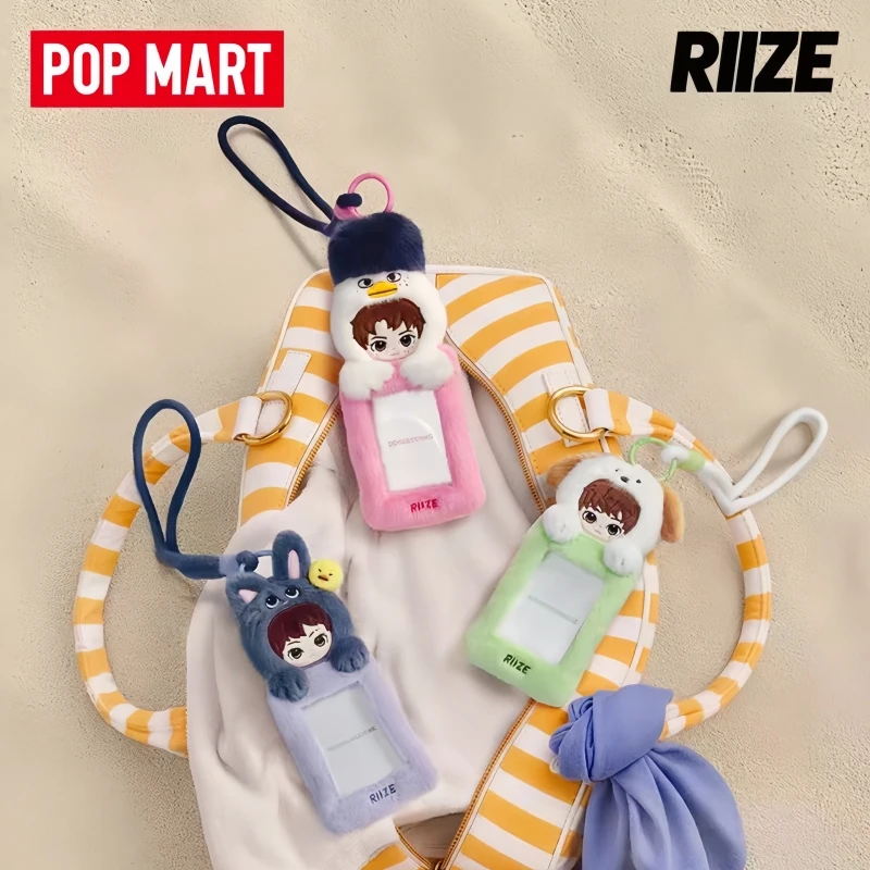 Фото Новые оригинальные коллекционные игрушки POP MART RIIZE Fluffy Buddies Series: сюрприз-подарки, аксессуары для карт, подвески-шармы, в формате сюрприз-бокса. №1