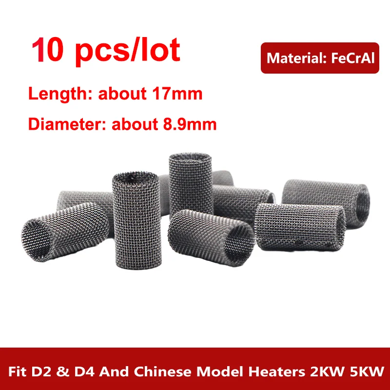 

Kindgreat 10pcs 2KW 5KW Diesel Air Heater Burner Strainers 252069100102 Eberspacher Airtronic D2 D4 D4S Glow Plug Screen