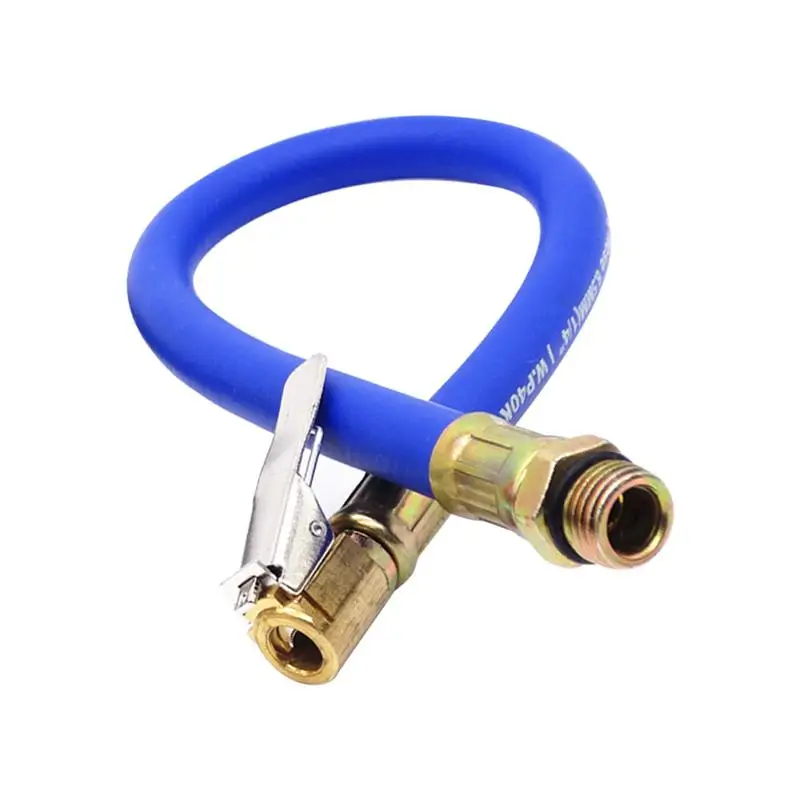

1PC Tire Inflator Hose Tyre Hose Portable Air Compressor Pipe Rubber Air Rubber Hose for Car Motorbike