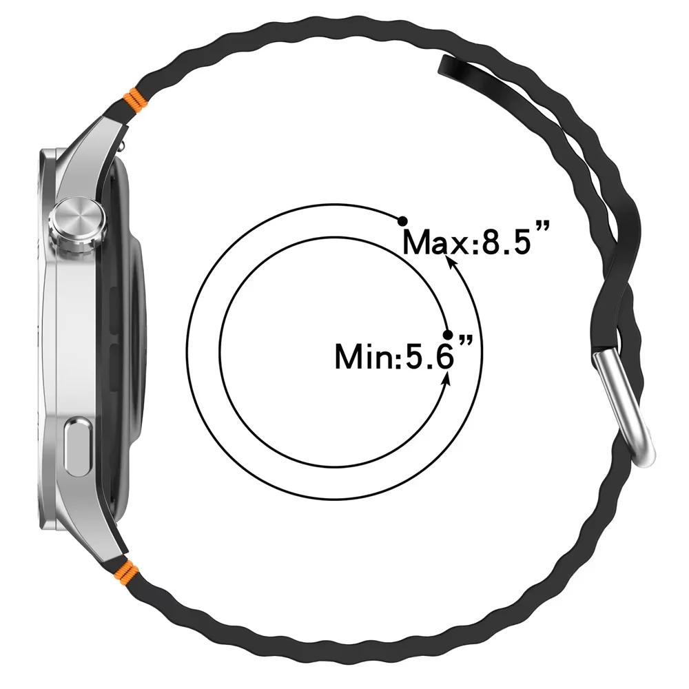 Ремешок 20 22 мм для Huawei Watch GT 4 5 GT4 46 мм GT3 GT2 GT 3Pro 46 мм Ocean Band для Samsung Galaxy Watch 7 6 4 3 5 Pro Ремешок для часов (art.: 3920d009bbba0) - 3920d009bbba0