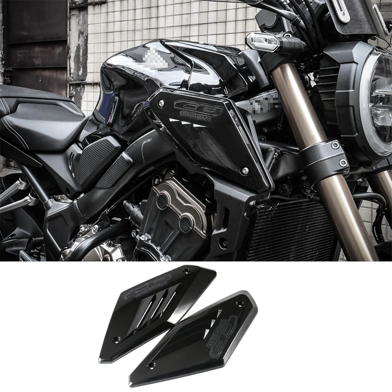 

Motorcycle Frame Side Panel Guard Cover Shell Intake Pipe Protector For Honda CB650R 2019 2020 2021