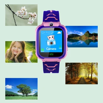 Kids Smart Watch Touch Screen LBS Location HD Photography Telephone Watches Alarm Clock Reward Two-way Hands-free Intercom 4