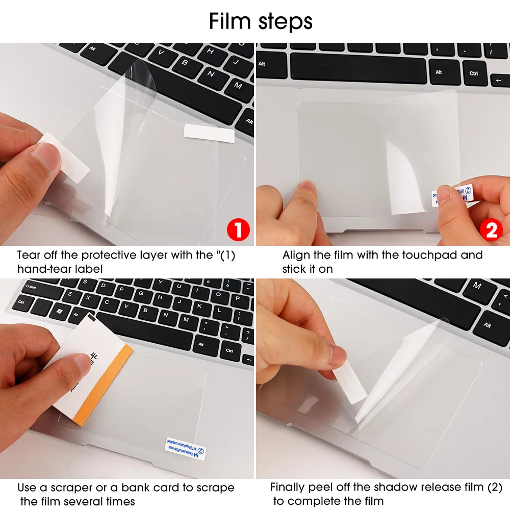 Soft PET Touchpad Protective Film Anti-scratch Sticker Protector for Macbook Pro 16 15 Air 13 for Apple Touch Pad Trackpad Skin images - 6