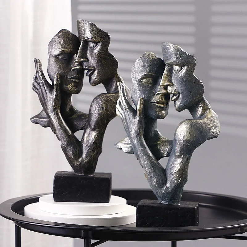 

Креативные поделки, абстрактная фигурка, винтажная Статуэтка бюста, статуэтки из смолы, ретро украшение для дома, гостиной, интерьера, офиса...