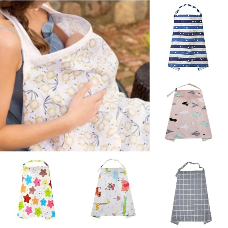 

Mother Outing Breastfeeding Towel 95% Cotton Baby Feeding Nursing Covers Anti-glare Nursing cloth