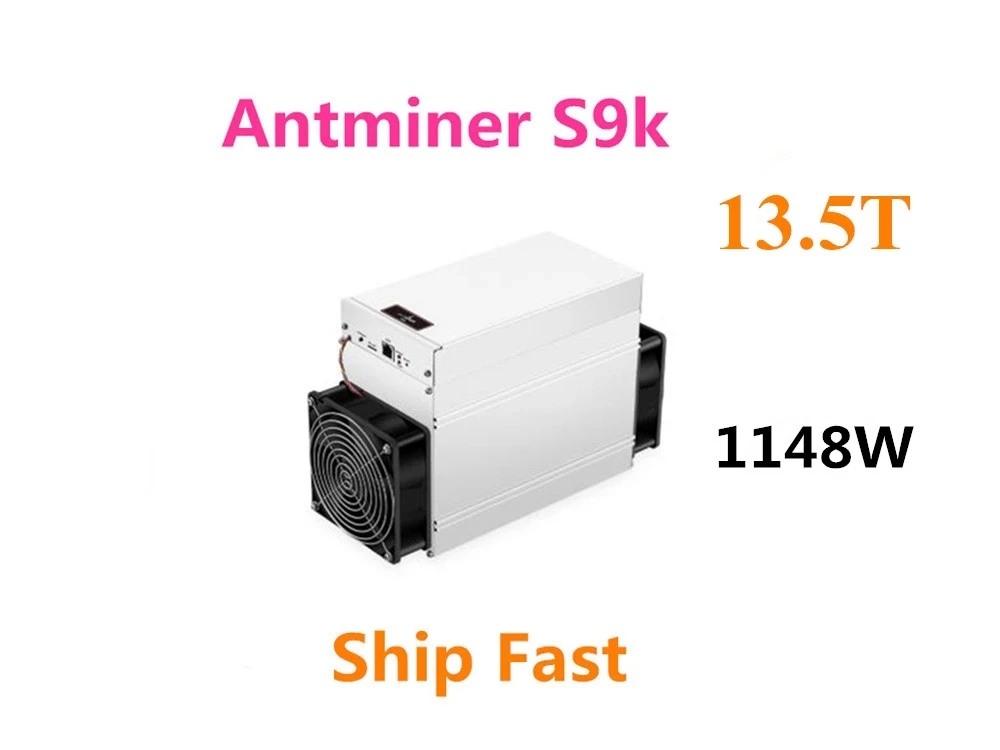 

Used BTC BCH 7nm Asic Miner AntMiner S9K 13.5T WITH Bitmain PSU Better Than BITMAIN S9 S9j Z9 WhatsMiner M3 M10 in Stock