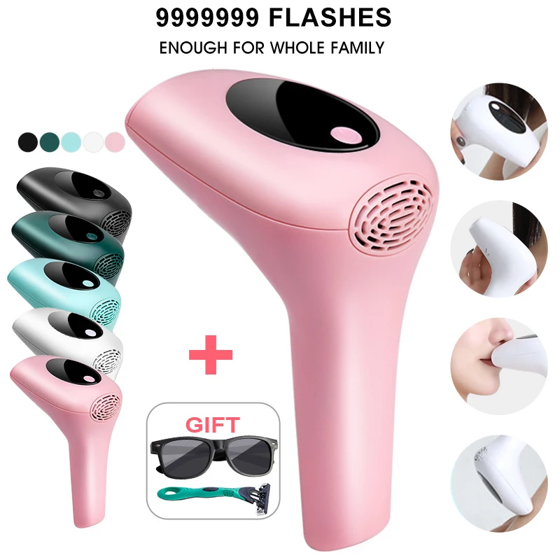 

New 999999 Flashes Laser Epilator Painless IPL Photoepilator Hair Removal depiladora Permanent LCD Display Epilator depiladora