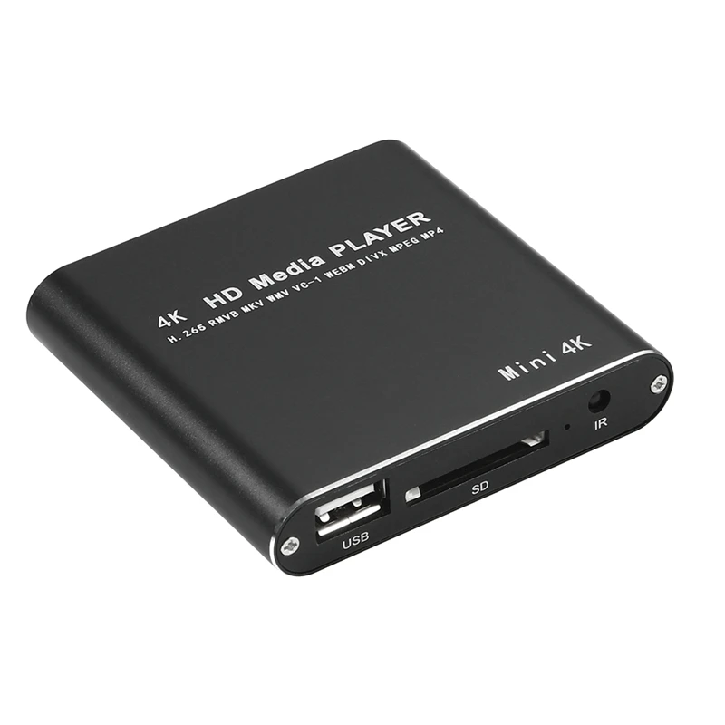 

HD Multimedia Player Full HD 1080P USB External Media Player With SD Media TV Box Support MKV H.264 RMVB WMV(EU Plug)