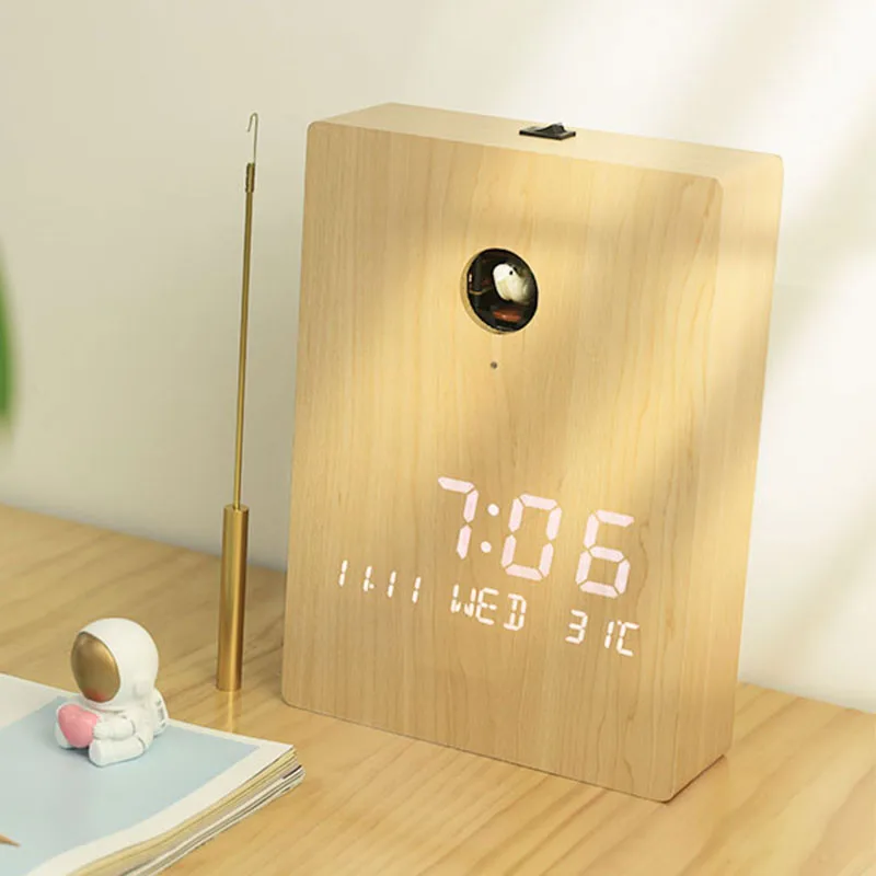 

Luxury Mechanism Wall Clock Home Decor Children Cuckoo Creative Luminous Wall Clock Nordic Decoracion Para El Hogar Home Decor