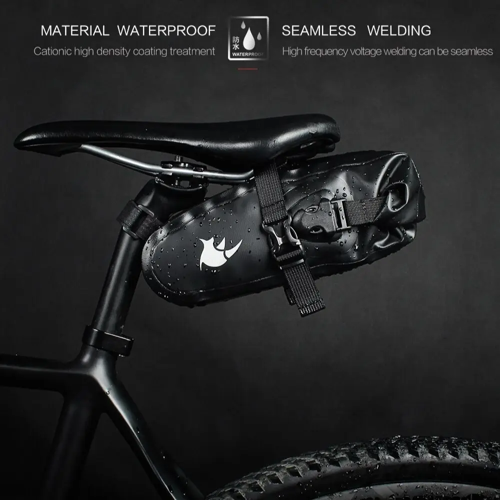 

New Cycling Full Waterproof Seatpost Bag Bicycle Saddle Pannier Road Rear Pouch MTB Nylon Seat Gear Bag Pack Cycling Part