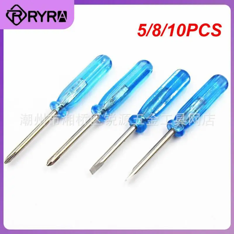 

5/8/10PCS Transparent Handle Radish Head Screw Driver Alloy Steel Screw Driver Kit Set Precision Car Repair Mini Screwdriver