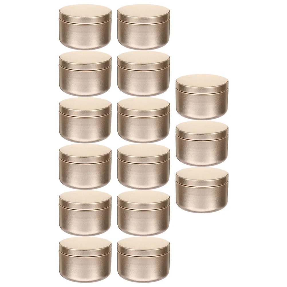 

Tin Tins Jars Metal Makingcontainers Lidsstoragejar Candy Box Cans Round Tea Empty Aluminum Tinplate Bulk Small Diy Container