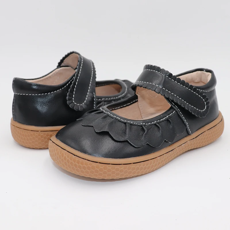TipsieToes Top Brand Quality Genuine Leather Children's Shoes Girls Sneakers For Fashion Barefoot Toddlers Mary Jane Free Ship