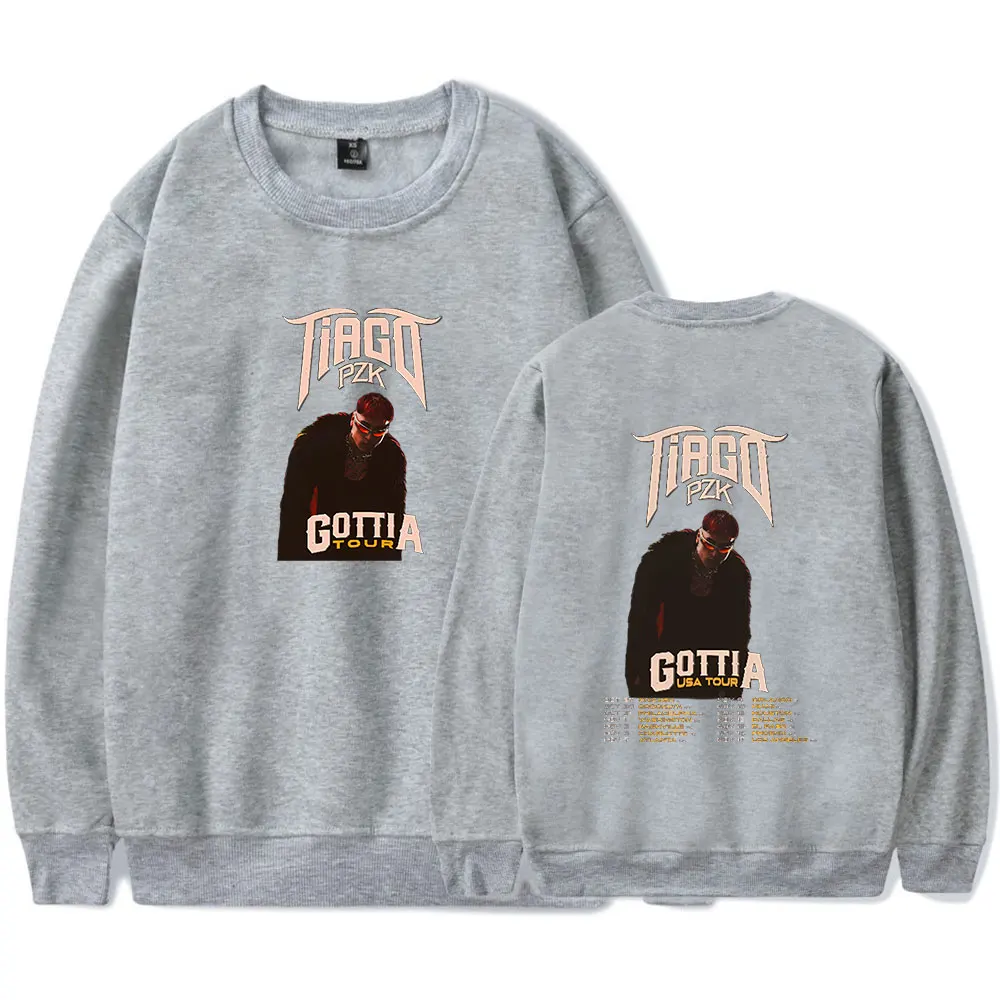 Tiago PZK Толстовка Мужская/Женская Уличная одежда Модный пуловер Хип-хоп Пуловер с