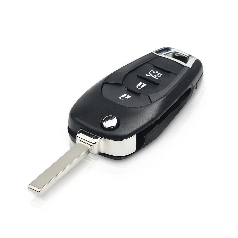 Фото KEYYOU 1 шт. 2/3/4 кнопки флип-чехол для автомобильного ключа для Chevrolet Cruze Trax LS Badge Spark Sonic Aveo Tracker Onix RS Trailblazer №5