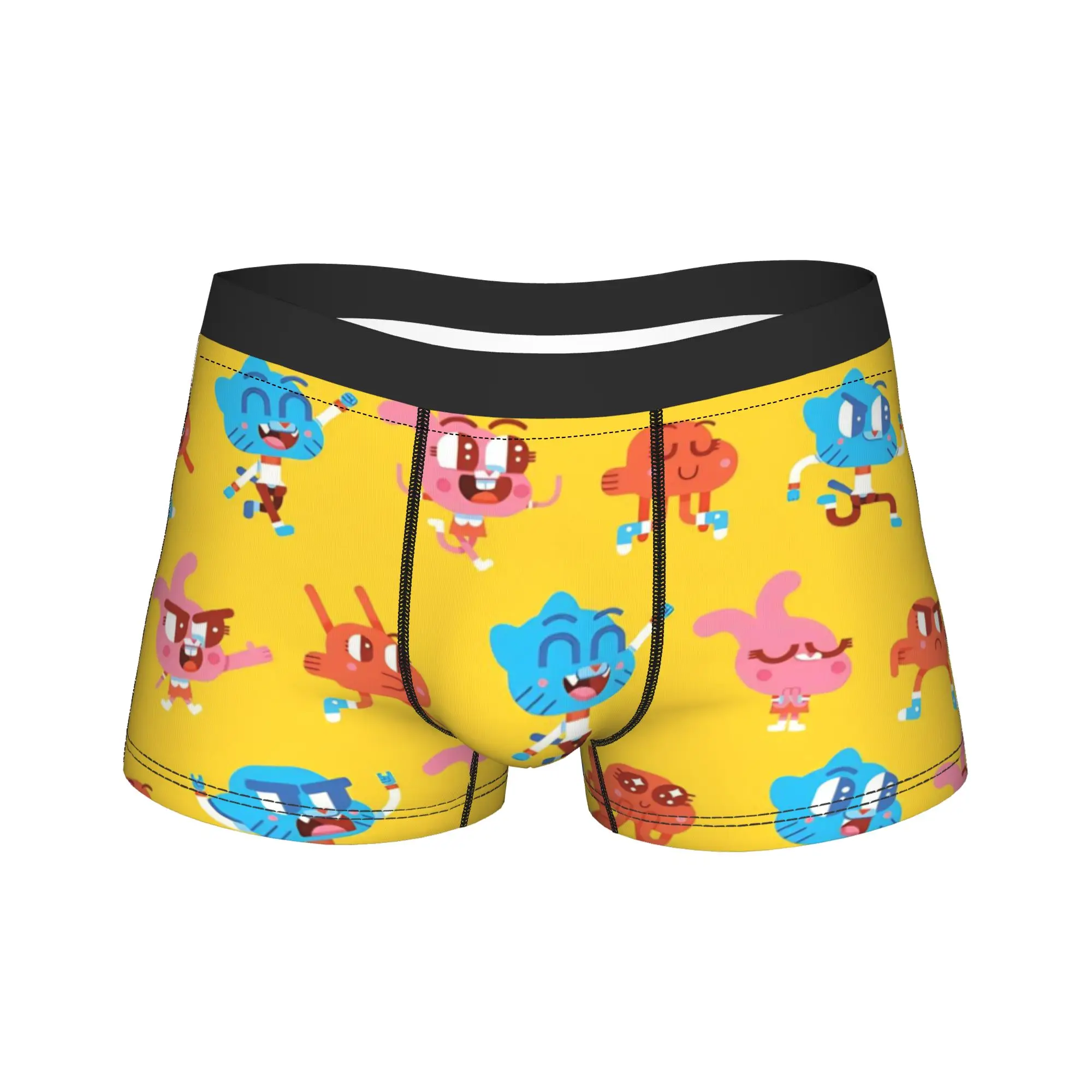 Фото Мужские трусы-боксеры Man Anaise Gumballs Darwins Underwear Amazings Gumballs, сексуальные шорты, трусы из полиэстера, размеры S-XXL. №1