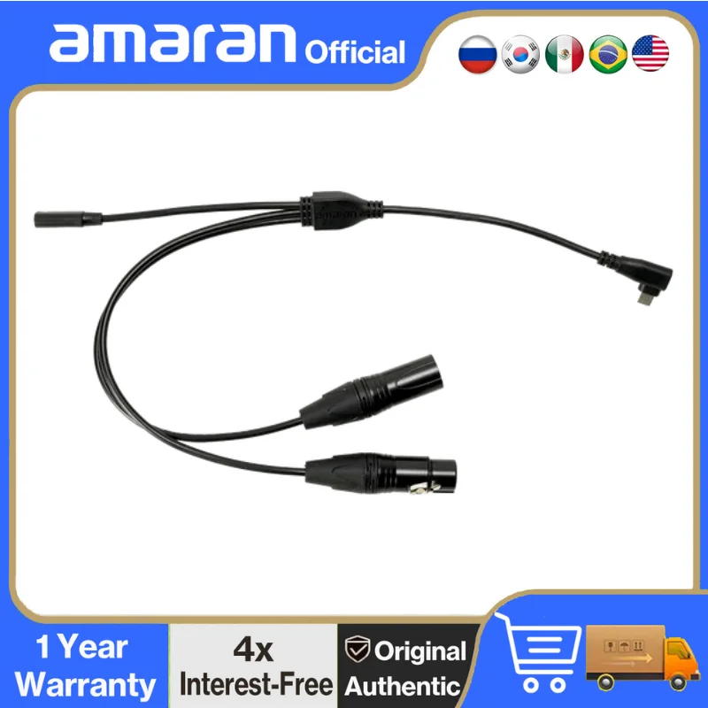 Фото Адаптер amaran USB-C на DMX с входом USB-C Type-C для amaran PT1c, PT2c, PT4c, T2c, T4c, F21x, F21c, F22x, F22c №1