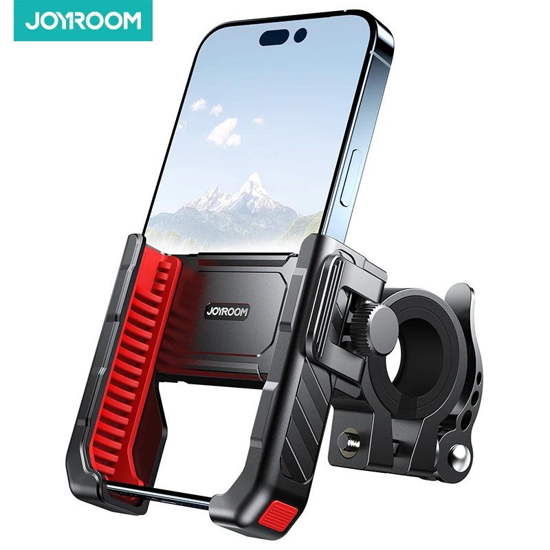 

Joyroom 2023 Bike Phone Holder Universal One-handed Operation Bicycle Motorcycle Phone Holder For 4.7-7" Mobile Phone Shockproof