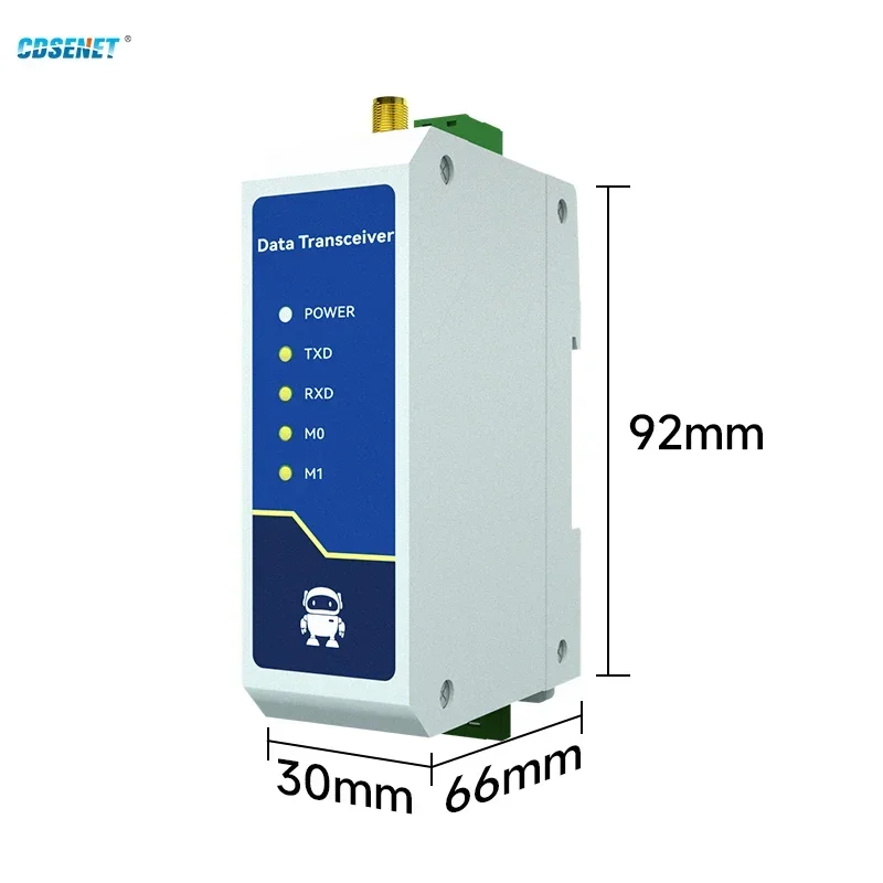 Беспроводное цифровое радио 433 МГц CDSENET E95-DTU (433C30-485) 30 дБм 10 км Modbus Watchdog Din-рейка