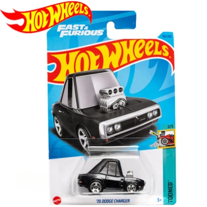 

Original Hot Wheels Car 70 Dodge Charger Kids Toys for Boys 1/64 Diecast Fast and Furious Vehicle Model Brinquedos Children Gift