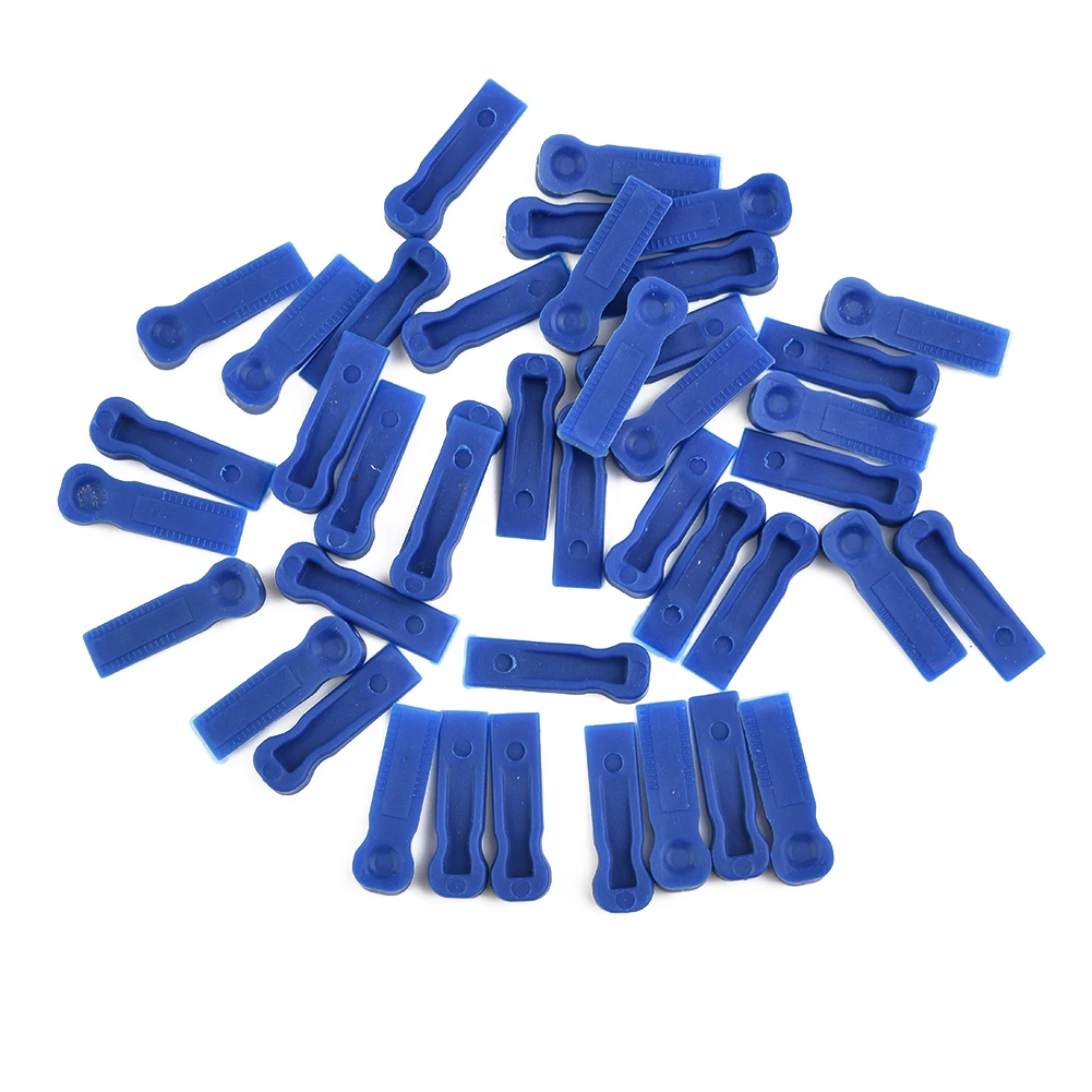 

100*Plastic Tile Spacers Reusable Positioning Clips Wall Flooring Tiling Tool Inserting Piece Gasket Positioning And Leaving New