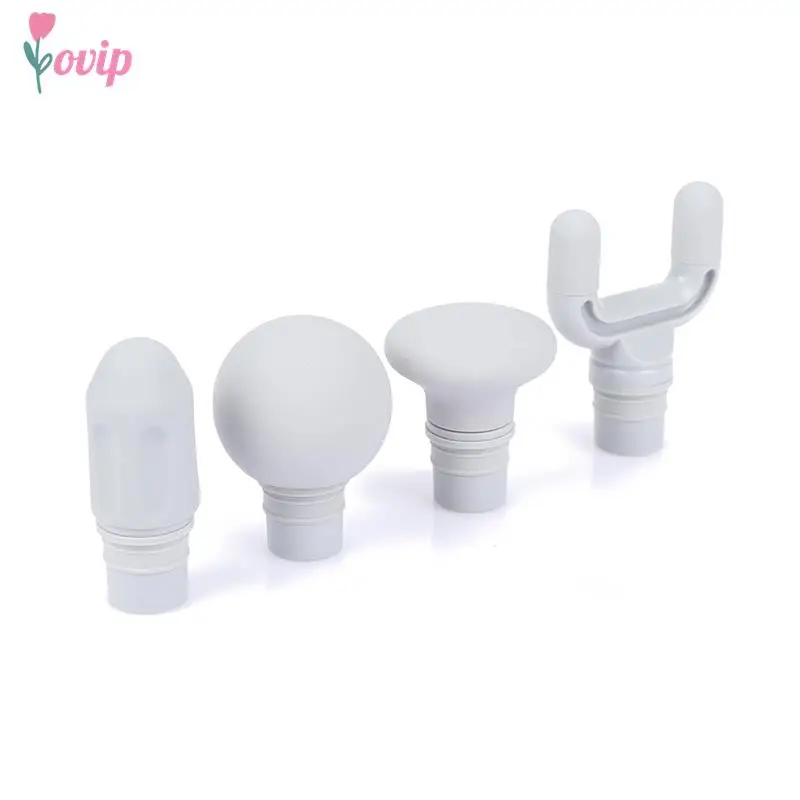 

4Pcs Silicone Replacement Heads For Massage Gun , Fascia Gun Massager Heads