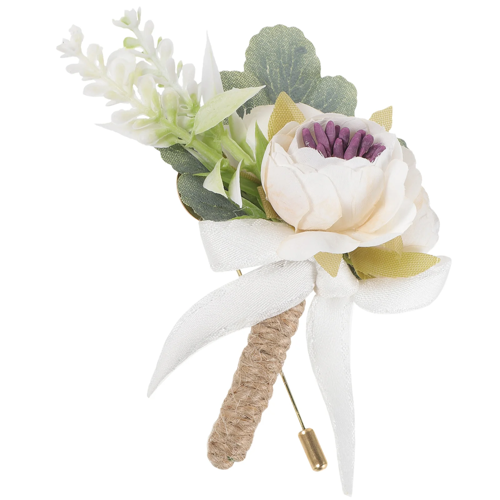 

Corsage Wedding Couple Boutonniere Decor Artificial Flower Decoration Clothing Accessory