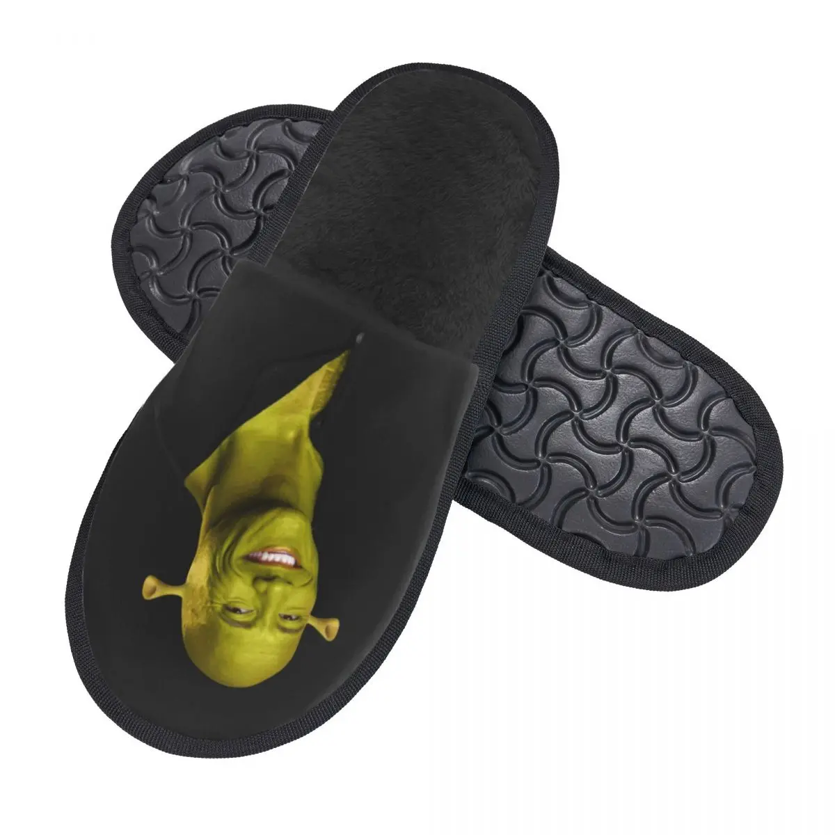 Пользовательские тапочки из пены с эффектом памяти Dwayne The Shrok Johnson женские уютные