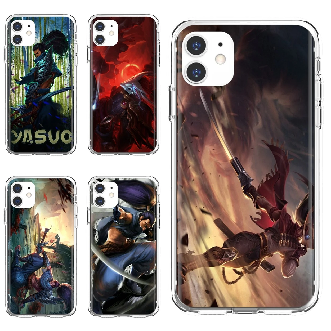 Мягкий чехол для Samsung Galaxy S10 S10E S20 FE S21 S30 S8 S9 S7 Plus Ultra Edge Lite Morgana-Yasuo-League-of-Legends |
