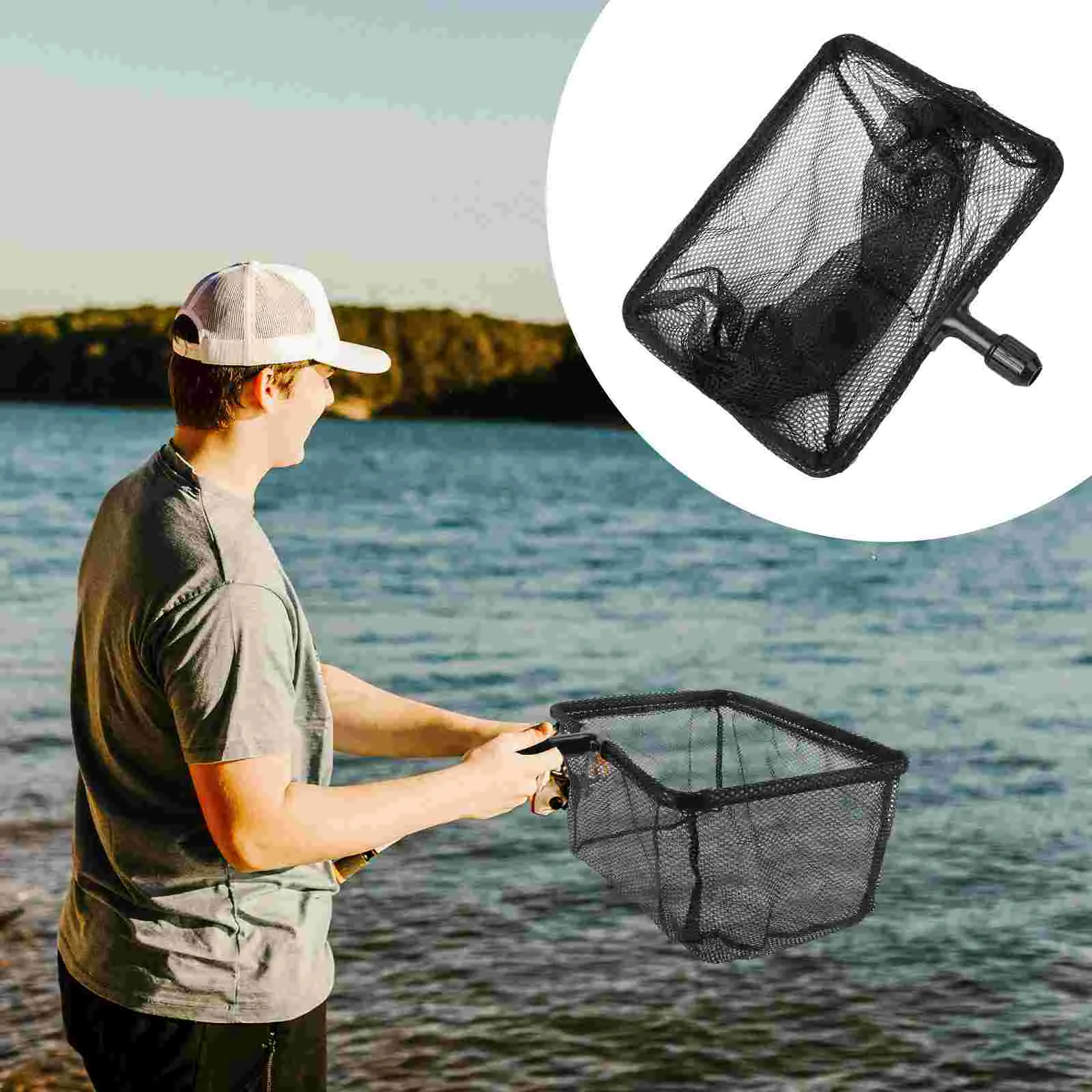 

1 pc Net Pole Extendable Telescopic Tuck Net for Tank Ponds Lakes