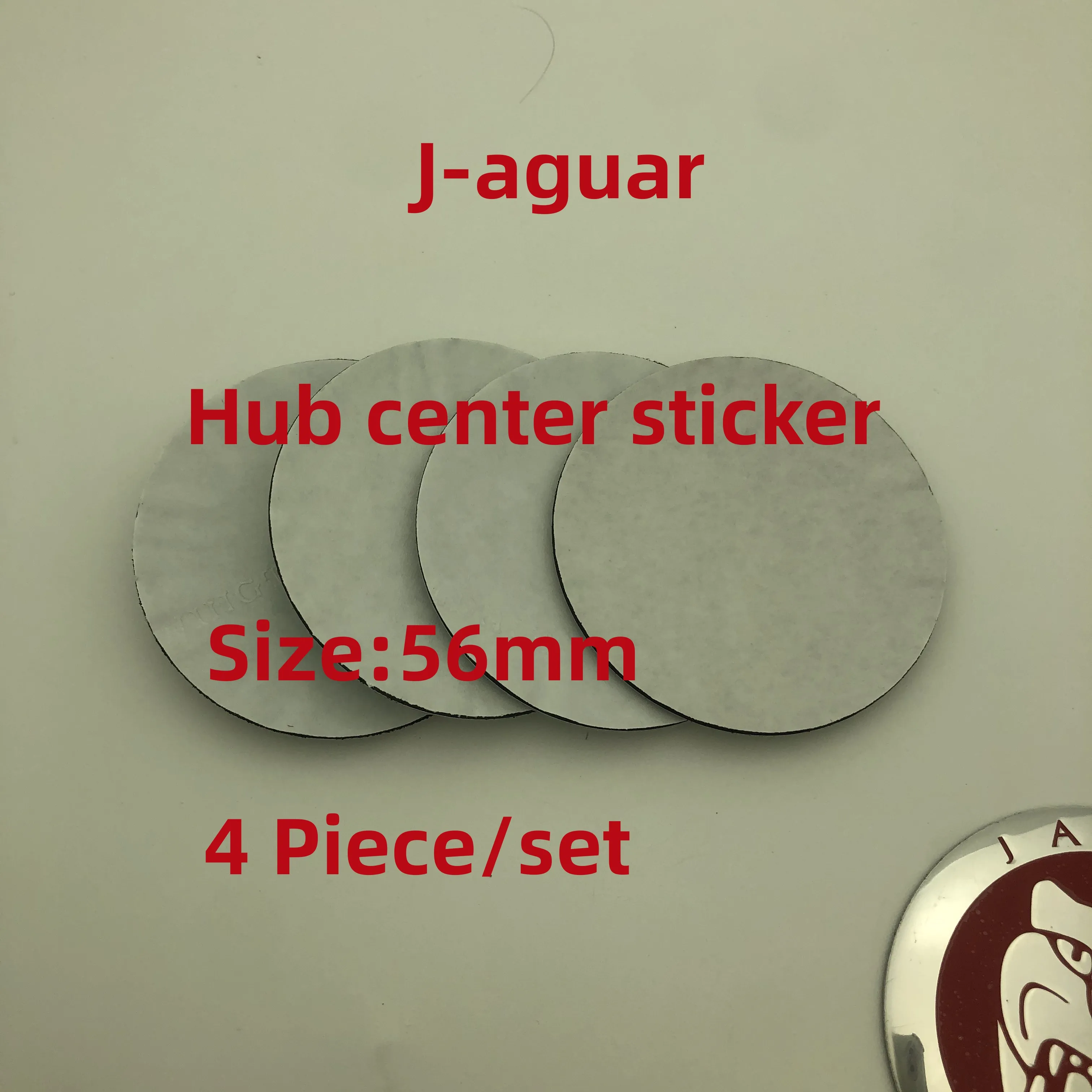 

56mm Car Wheel Rims Center Hupcaps Stickers For J-aguar E-Pace E-type XE XK XJ XF F Pace F-type X-type S-type XJS XJL XJ6 XKR