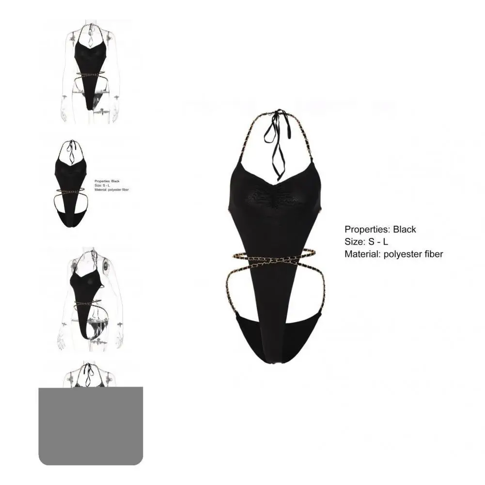 

Excellent Bikini Jumpsuit Super Soft Unique Bikini Swimsuit Women Halter Swim Bodysuit Bikini Beachwear