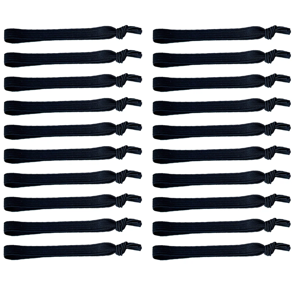 

20pcs Elastic Hair Ties for Men Hair Scrunchies for Men Ponytail Holders