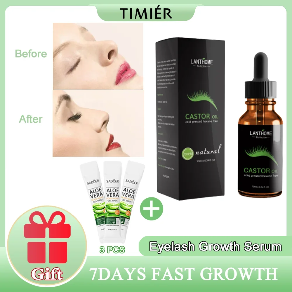 

Natural Eyelash Growth Serum 7 Days Fast Eyelashes Enhancer Longer Thicker Fuller Lashes Eyebrows Lift Eye Care Products Makeup