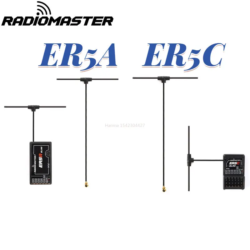 

Вертикальный приемник RadioMaster ER5A ER5C 5Ch 2,4 ГГц