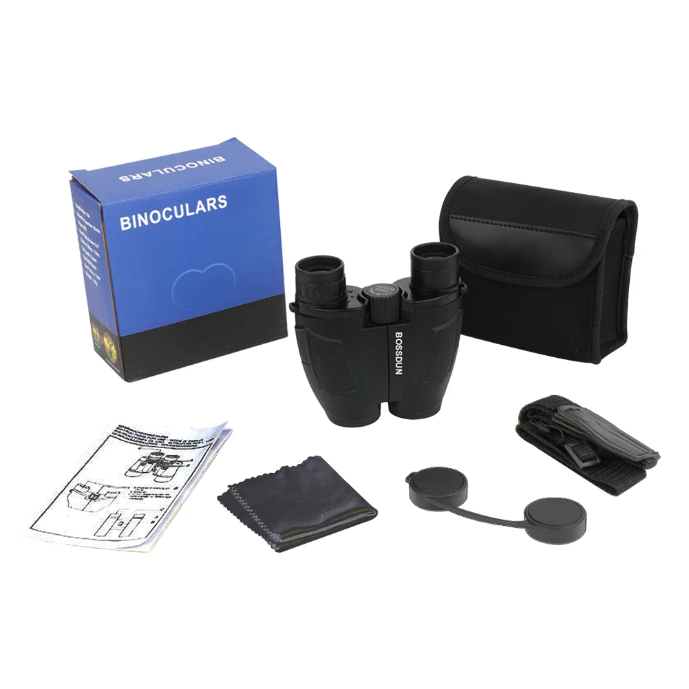 

10X25 Открытый Спорт BAK4 призма прочный широкий угол Дети взрослых концерт водонепроницаемый HD бинокль Кемпинг сласветильник ночное видение