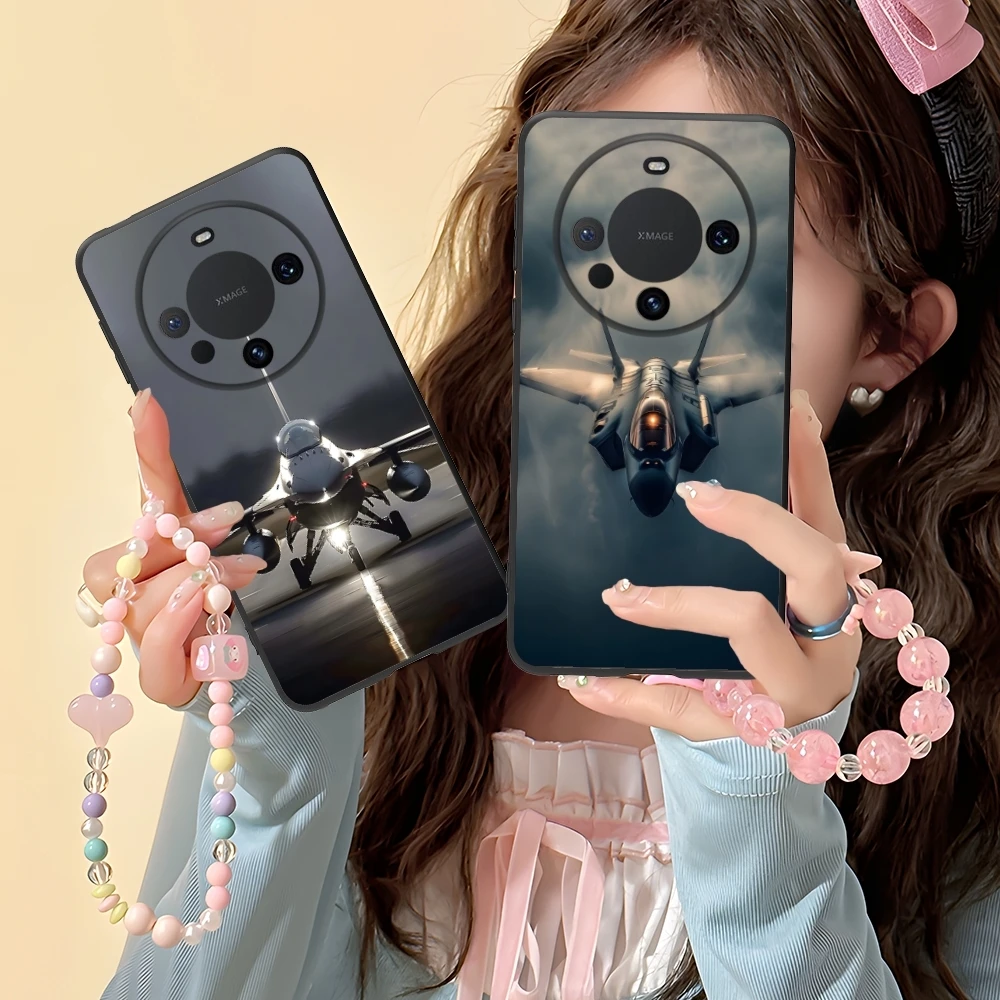 Чехол для мобильного телефона AirForce Plane Huawei Mate 60 50 40 30 20 10 Pro Plus Lite E 5G черный мягкий