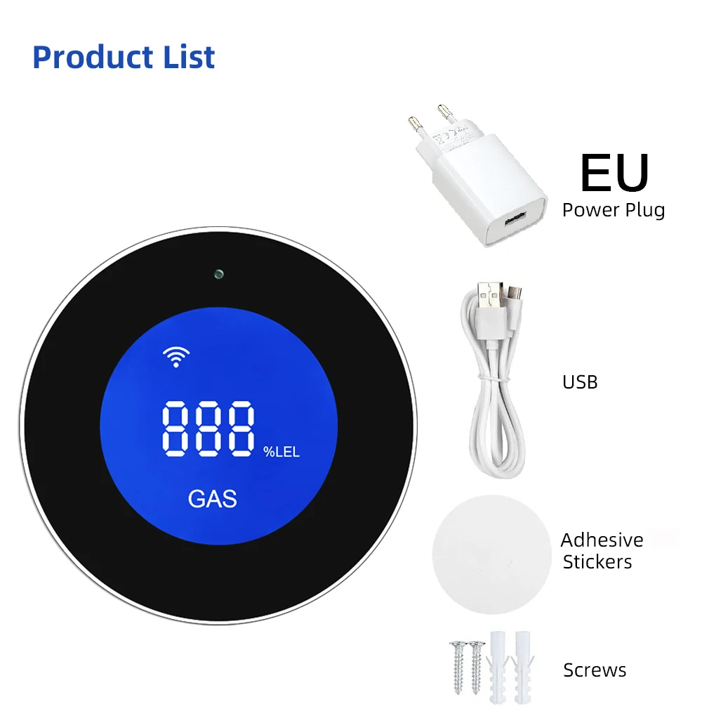 

Датчик утечки газа Tuya WF-S004W