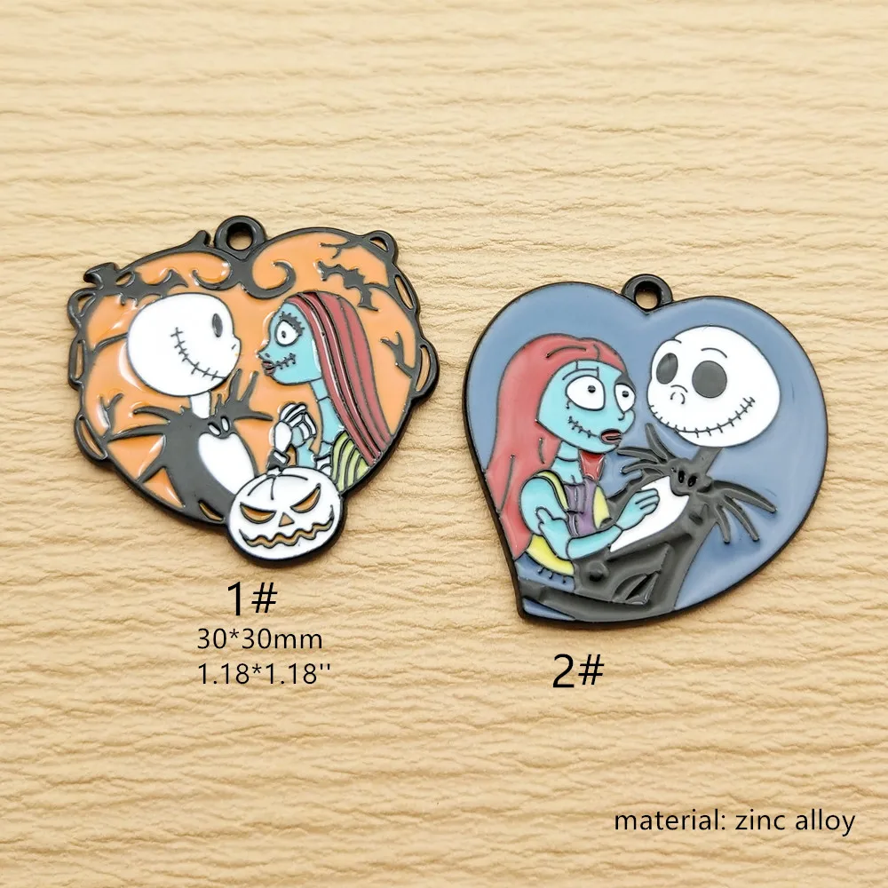 10 шт. эмалевые Подвески Кошмар перед Рождеством