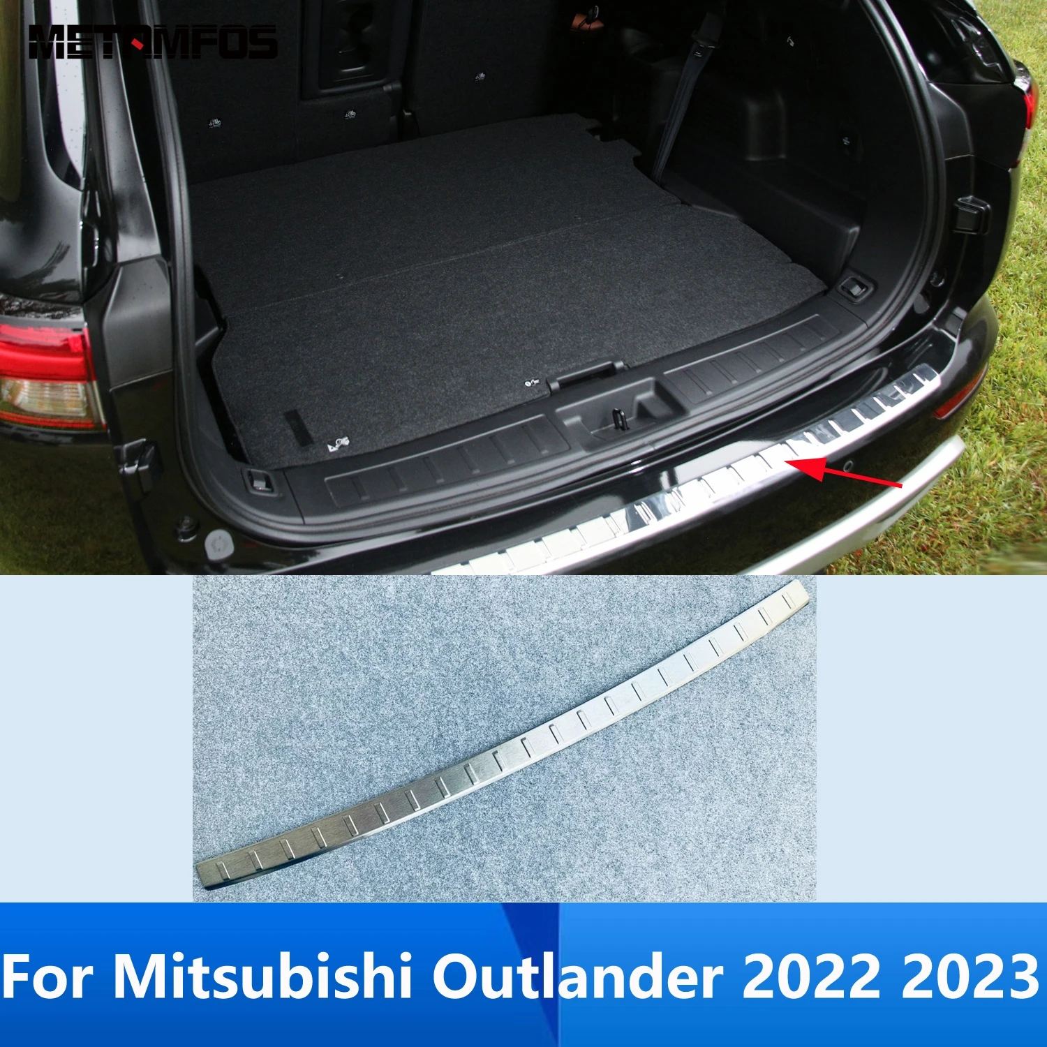 

Наклейка на порог задней двери 2022 для Mitsubishi OUTLAND 2023, аксессуары для автомобиля